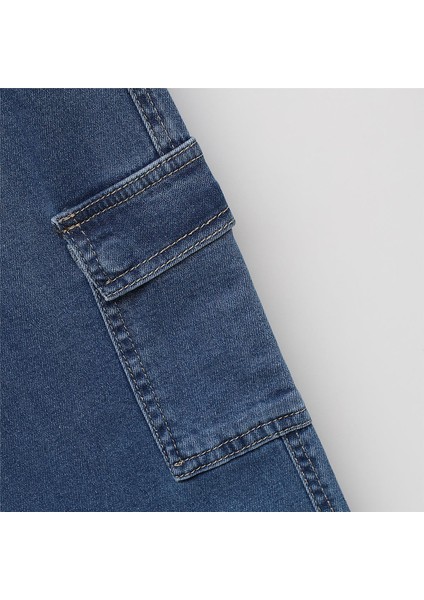 Kız Çocuk Şardonsuz Ince Pantolon - G-642 - Indigo modelleri