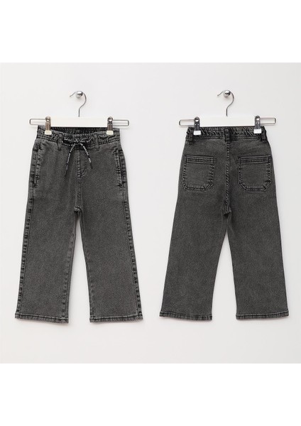 Kız Çocuk Şardonsuz Ince Pantolon - Ç654 - Gri