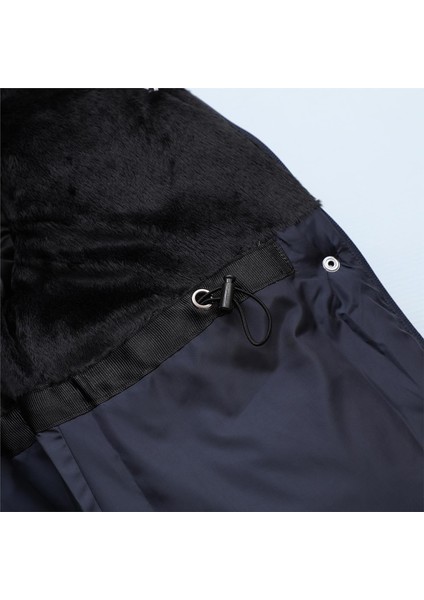 Kız Çocuk Uzun Kol Kalın Mont - 50001 - Lacivert indirimleri