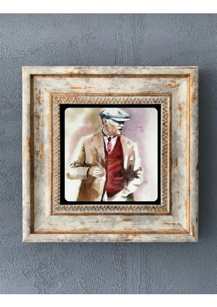 Atatürk 3 Adet Doğal Taş Duvar Tablosu