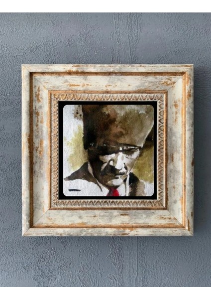 Atatürk 3 Adet Doğal Taş Duvar Tablosu modelleri