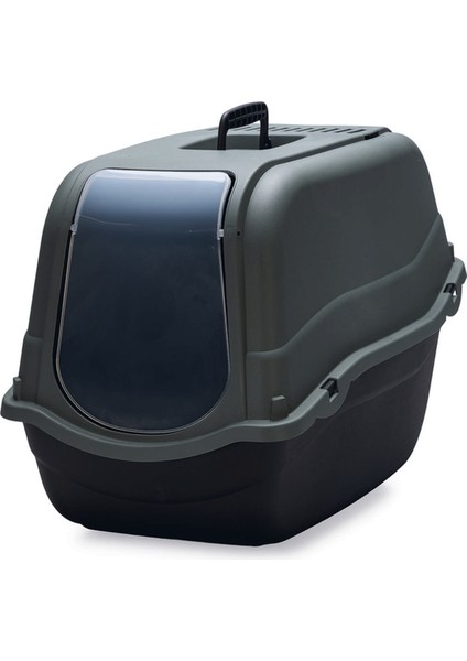Kapalı Kedi Tuvaleti, Koku Filtreli, Antrasit Koyu Mavi, 57X39X41CM Ynsmr