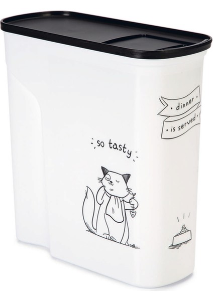 Kedi Maması Saklama Kabı 6l Ynsmr