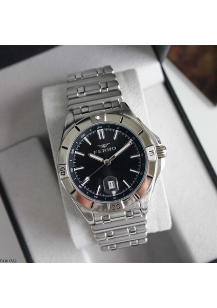 F43017A2 Çelik Kordonlu Erkek Kol Saati