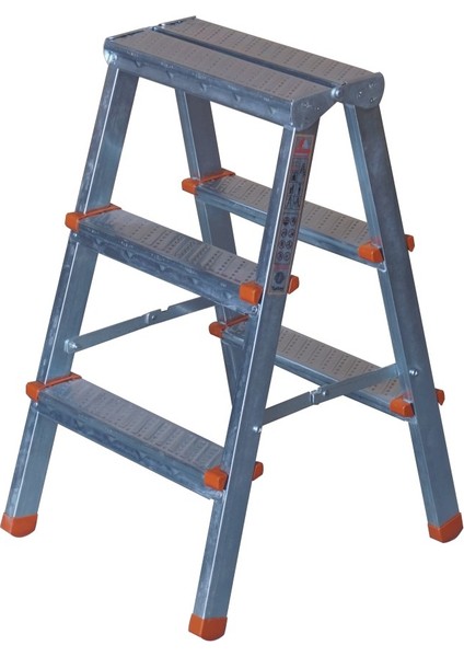 Yakut Serisi 3+3 Basamaklı Çift Çıkışlı Galvanizli Profil Merdiven (Ev, Bahçe, İşyeri İçin Uygun) fiyatları