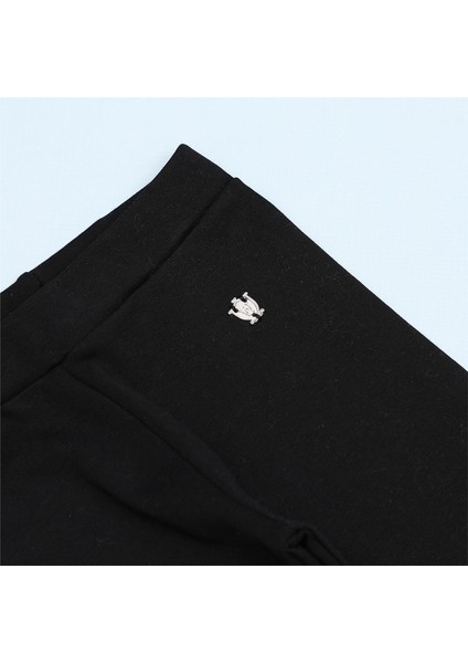 Kız Çocuk Şardonlu Kalın Tayt - 41479 - Siyah fiyatları