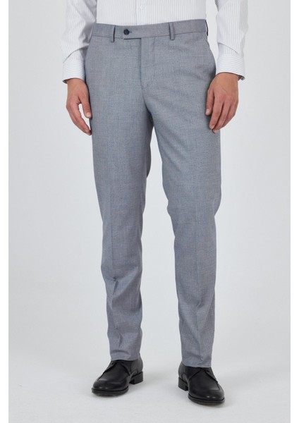 Koyu Mavi Esnek Yandan Cepli Comfort Fit Classic Pantolon 1003250151