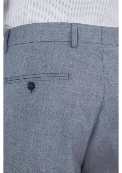 Koyu Mavi Esnek Yandan Cepli Comfort Fit Classic Pantolon 1003250151 indirimleri
