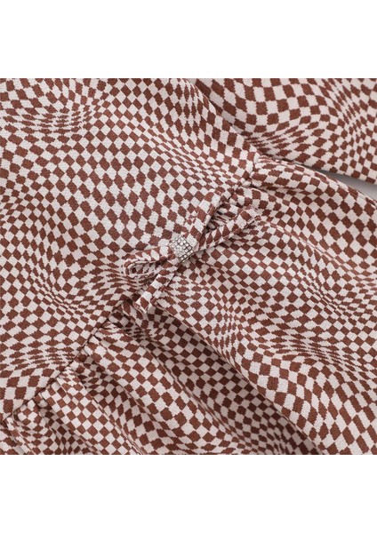 Kız Çocuk Şardonsuz Uzun Kol Ince Elbise - 42193 - Koyu Kahverengi fiyatları