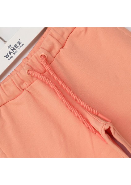 Kız Çocuk Uzun Kol Kalın Alt - Üst Takım - 25119 - Somon modelleri