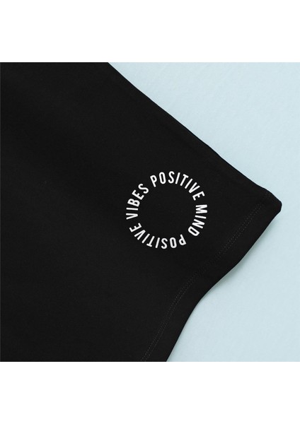 Kız Çocuk Kısa Kol Yazlık Alt - Üst Takım - (9 Yaş-14 Yaş) - 21773 - Siyah - Pembe modelleri