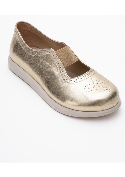 Chelle Beyaz Cilt Lastikli Deri Kadın Günlük Ayakkabı modelleri