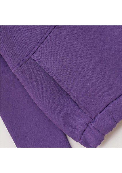 Kız Çocuk Uzun Kol Kalın Kışlık Alt - Üst Takım - (8 Yaş-13 Yaş) - 25116 - Mor modelleri