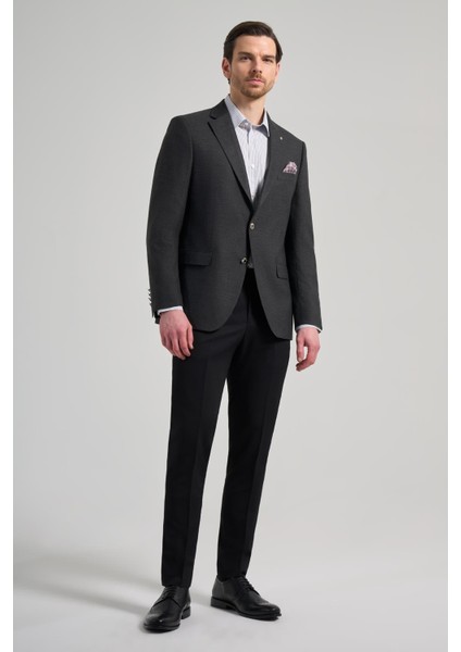Düz Bez Ayağı Mono Yaka Tam Astar Esnek 6 Drop Comfort Fit Ceket 1002245902 modelleri