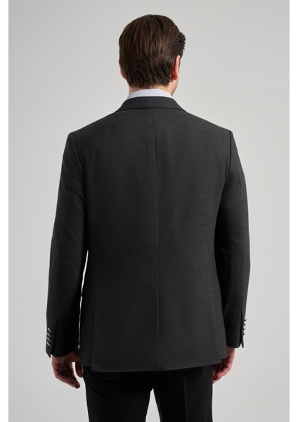 Düz Bez Ayağı Mono Yaka Tam Astar Esnek 6 Drop Comfort Fit Ceket 1002245902 indirimleri