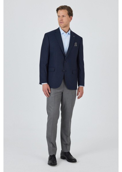 Koyu Lacivert Mono Yaka Bez Ayağı Tam Astar Esnek 4 Drop Comfort Fit Classic Ceket 1002250157 fiyatları