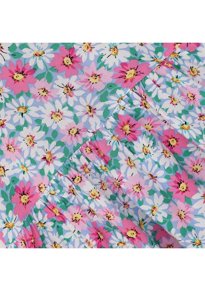 Kız Çocuk Kısa Kol Elbise - 42399 - Mavi fiyatları