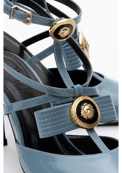 Peal Mavi Rugan Kadın Topuklu Ayakkabı fiyatları