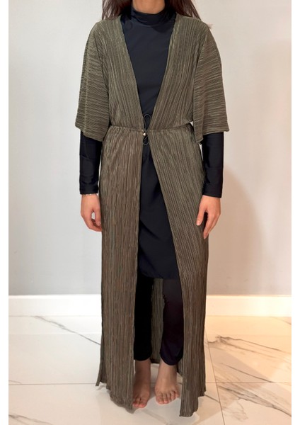 Piliseli Kimono Pareo Kaftan Bağlanabilir RPK004 Haki fırsatları