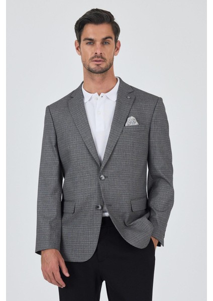 Füme Mono Yaka Bez Ayağı Tam Astar Esnek 4 Drop Comfort Fit Classic Ceket 1002250156 modelleri