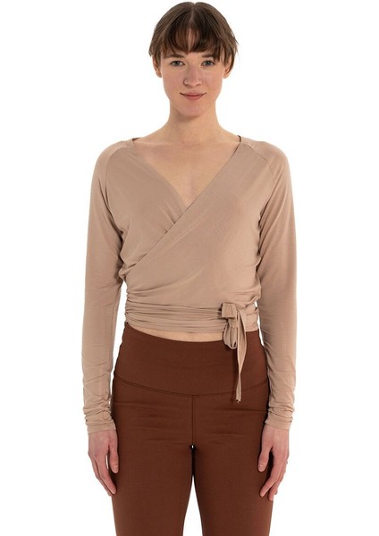 Anvelop Bağlamalı Modal Bluz