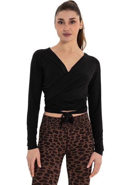 Anvelop Bağlamalı Modal Bluz