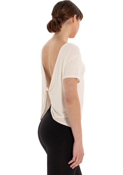 Sırt Detay Modal Yoga T-Shirt indirimleri