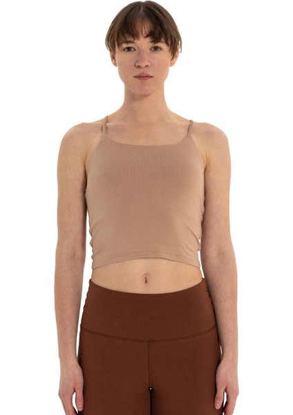 Sırt Detay Ince Askılı T-Shirt