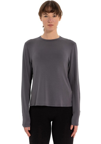 Uzun Kollu Basic Modal Yoga T-Shirt