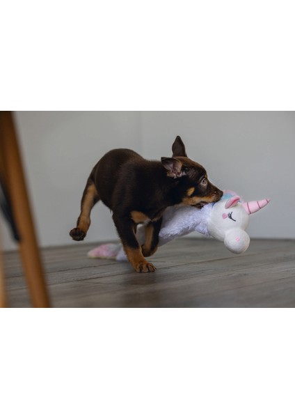 Yavru Köpek Oyuncağı, Unicorn, Peluş, Beyaz, 74x14x15cm fiyatları