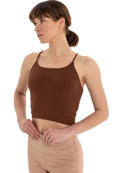 Sırt Detay Ince Askılı T-Shirt modelleri