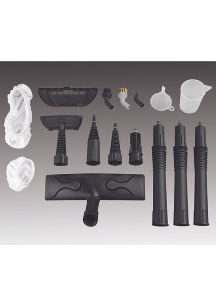 KSC-4217 Çok Fonksiyonlu Buharlı Temizleyici - 12 Parça Aksesuarlı Buharlı Temizlik Makinesi