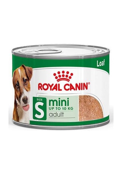 Mini Loaf Mousse Küçük Irk Ezme Yetişkin Köpek Konservesi 195GR x 6 Adet