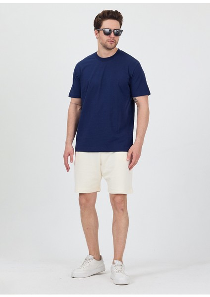 Erkek Basic Lacivert T-Shirt