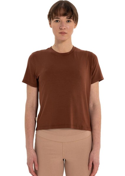 Modal Bisiklet Yaka Basic Yoga T-Shirt