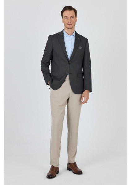 Siyah Mono Yaka Armürlü Tam Astar Esnek 6 Drop Comfort Fit Classic Ceket 1002250153 fiyatları