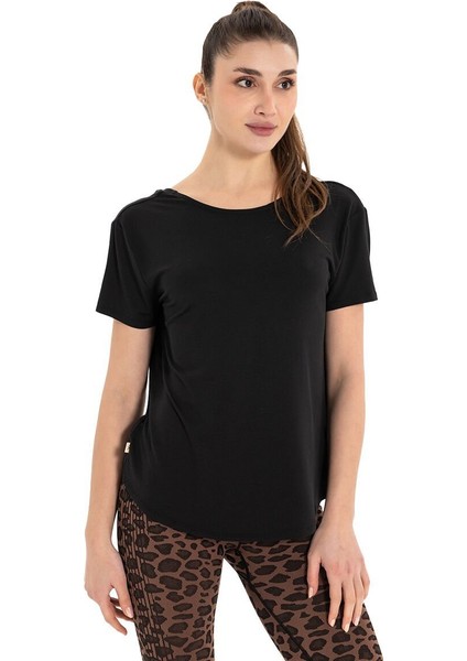 Sırt Detay Modal Yoga T-Shirt modelleri