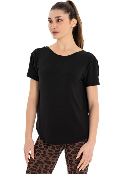 Sırt Detay Modal Yoga T-Shirt indirimleri