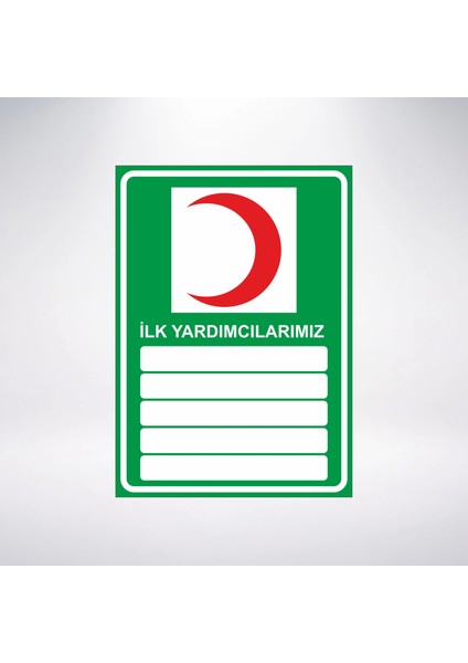Ilk Yardımcılarımız Sticker 20X28 cm