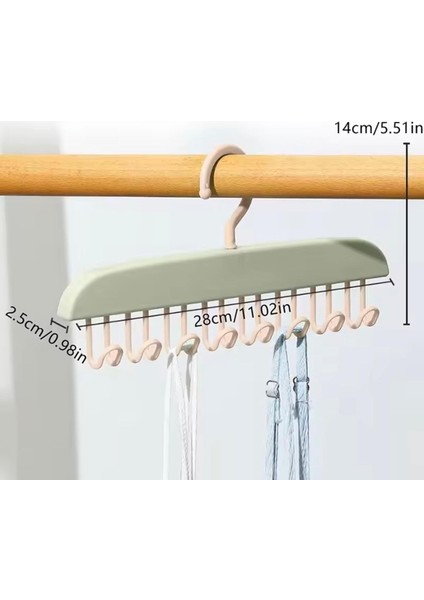 Mutfak Banyo Dolap Askılık Kancalı Fonksiyonel Askılık