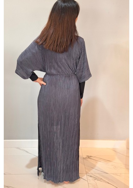 Piliseli Kimono Pareo Kaftan Bağlanabilir RPK004 Antrasit modelleri