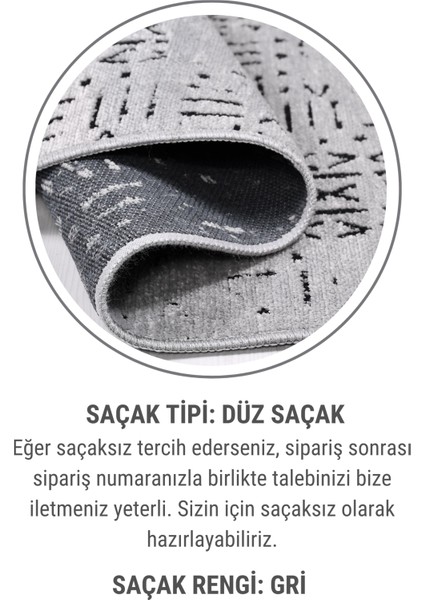 Venüs Gri Iskandinav Desenli Kaymaz Pamuk Kilim – Makinede Yıkanabilir, Modern ve Dayanıklı Tasarım Halı