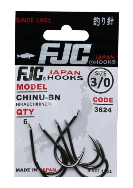 3634 Gokuhoso Chınu No:1.5 Black Nıkel 14 P. Olta Iğnesi