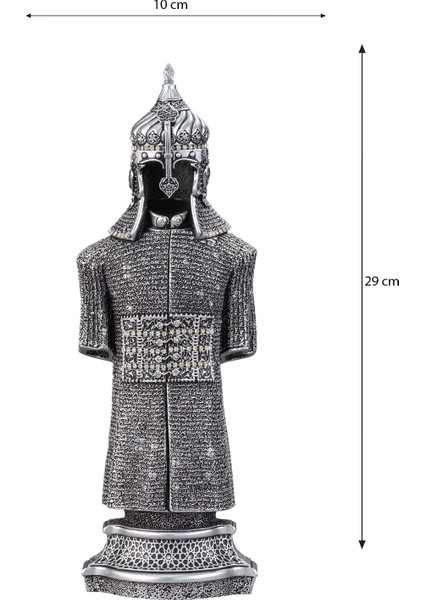 Nakkaş Zırh Boytu (Orta Boy | Gümüş)