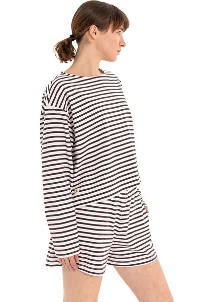 Stripe %100 Pamuk T-Shirt indirimleri