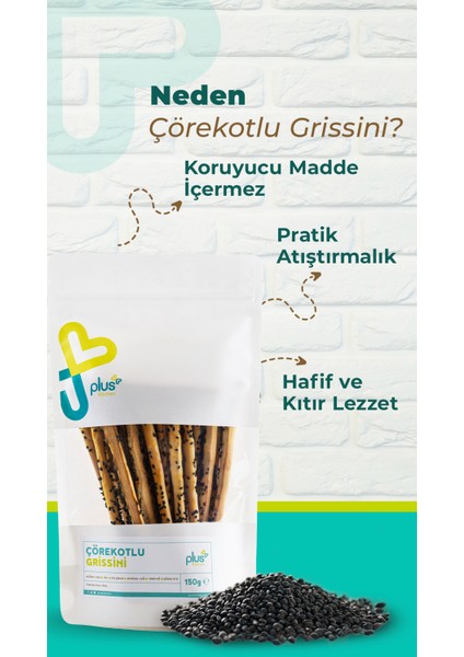 Çörekotlu Grissini 150 Gr