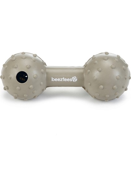 Köpek Oyuncağı, Ödül ve Oyun, Dambıl, Kauçuk, Bej, 11,5cm