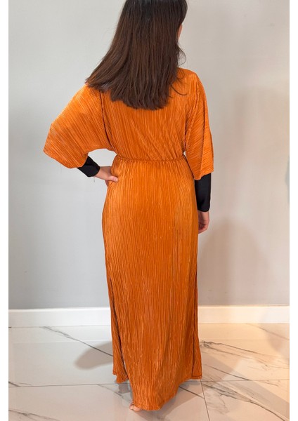 Piliseli Kimono Pareo Kaftan Bağlanabilir RPK004 Tarçın modelleri