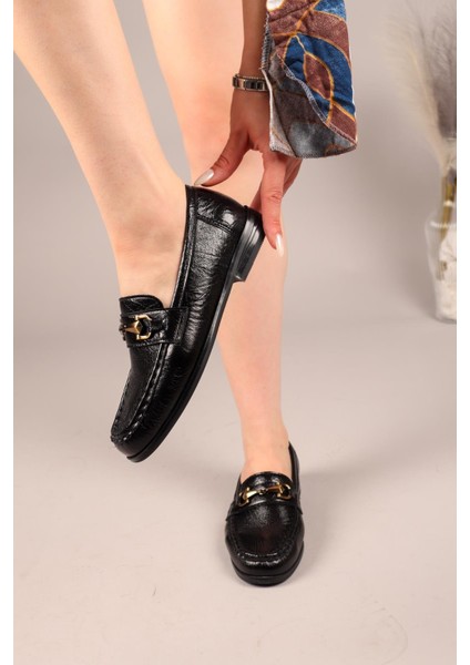 Jive Eskitme Tokalı Loafer Siyah fiyatları