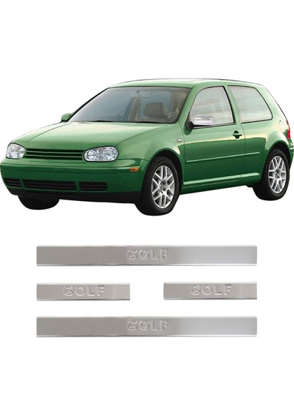 Volkswagen Golf 4 Uyumlu 1998-2004 Krom Kapı Eşiği 4 Parça Paslanmaz Çelik fiyatları
